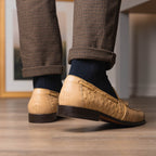 Aubiere Genuine Ostrich Quill Dress tassel Loafers Orix