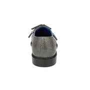 Belvedere Men Shoes Batta Gray Genuine Ostrich Lace Up 14006