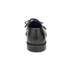 Belvedere Mens Shoes Batta Black Genuine Ostrich Lace Up 14006