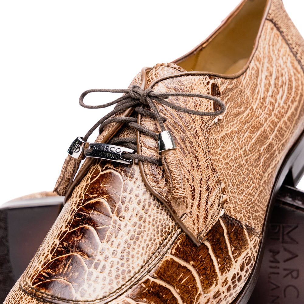 Shoes Handcrafted from genuine ostrich leg leather Belice Rustic Orix