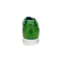 Belvedere Magnus Sneaker Shoes Ostrich Patchwork Emerald E21 - J.Valintin Men's Wear Legend - E21 Magnus Emerald - 9