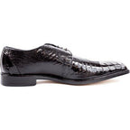 Belvedere Men Siena Dress Exotic shoes Formal Genuine Ostrich Leather 1463 black - J.Valintin Men's Wear Legend - 1463 black_9
