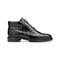 Belvedere Men's Dress Boot Gallardo Genuine Caiman Crocodile Black U02 - J.Valintin Men's Wear Legend - Gallardo Black U02_10