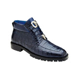 Belvedere Men's Dress Boot Gallardo Genuine Caiman Crocodile Navy U02 - J.Valintin Men's Wear Legend - Gallardo Navy U02_10