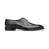 Belvedere Men's Shoes Bolero Genuine Ostrich Leg and Ostrich Quill Black R43 - J.Valintin Men's Wear Legend - Bolero R34 Black_10