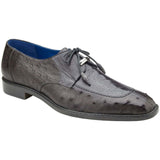 Belvedere Men's Shoes Bolero Genuine Ostrich Leg and Ostrich Quill Gray R43 - J.Valintin Men's Wear Legend - Bolero R43 Gray_10