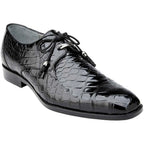 Belvedere Men's Shoes Lago Genuine Alligator Plain Toe Tassel Black 14010 - J.Valintin Men's Wear Legend - 14010 Lago Black_10