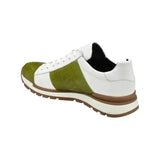 Belvedere Sneakers Blake Genuine Ostrich and Soft Italian Calf Lime/White - J.Valintin Men's Wear Legend - Blake 33629 lime/white - 10