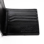 Genuine stingray Vallo Wallet Black