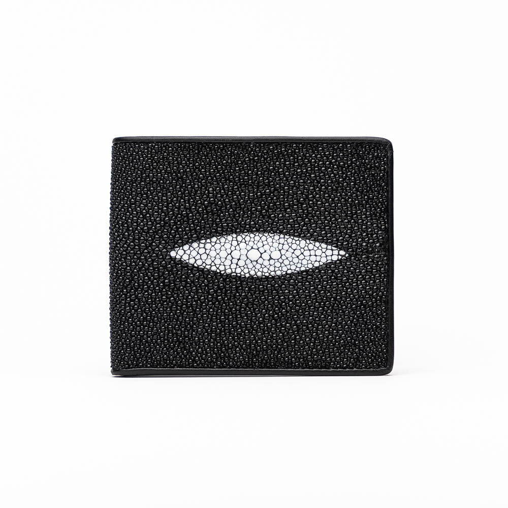 Genuine stingray Vallo Wallet Black