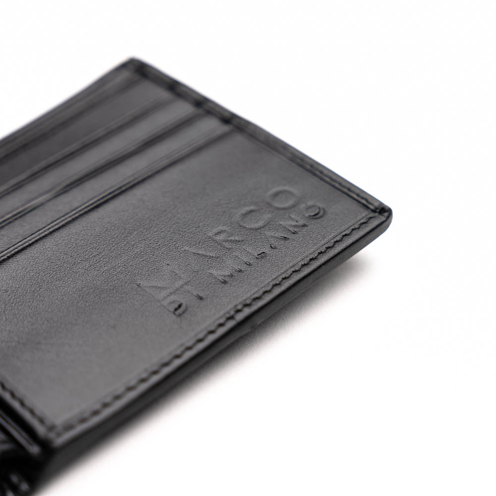 Genuine stingray Vallo Wallet Black