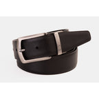 The Sun Reversible Black Patent Leather Belt