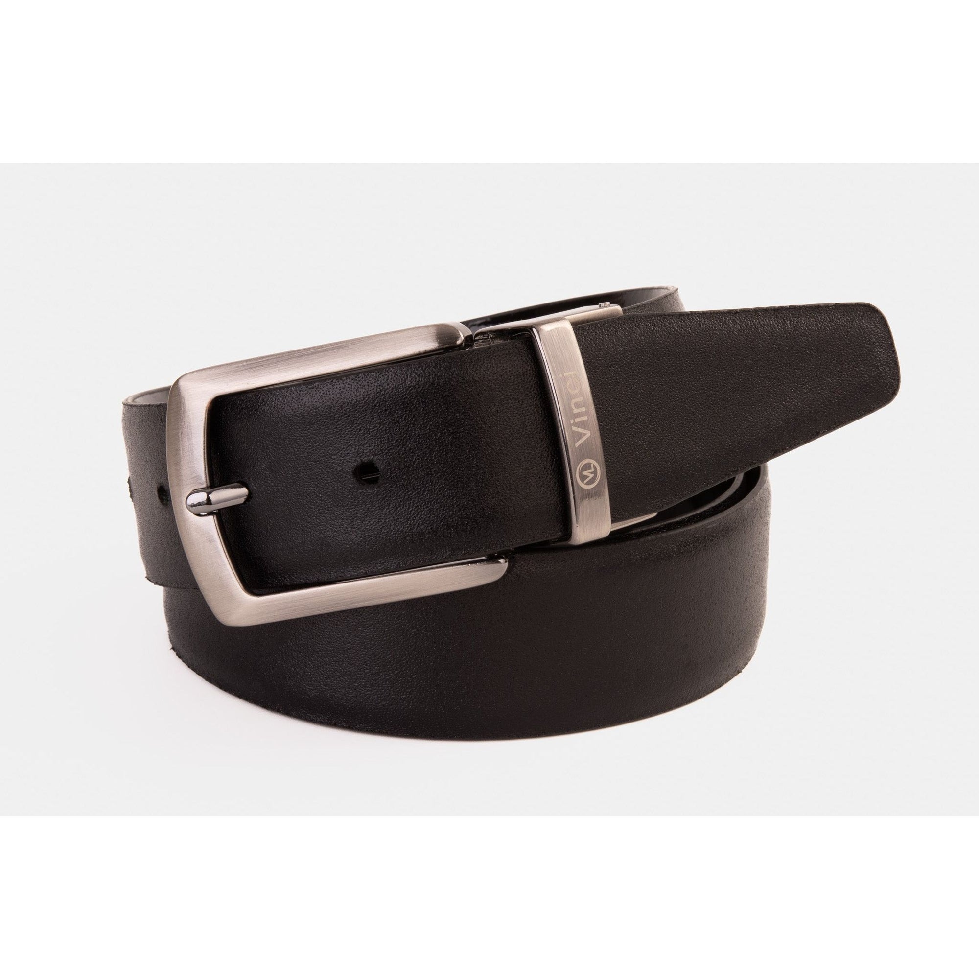 The Sun Reversible Black Patent Leather Belt