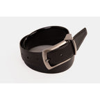 The Sun Reversible Black Patent Leather Belt