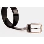 The Sun Reversible Black Patent Leather Belt