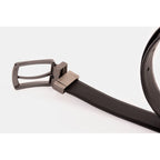 The Sun Reversible Black Patent Leather Belt