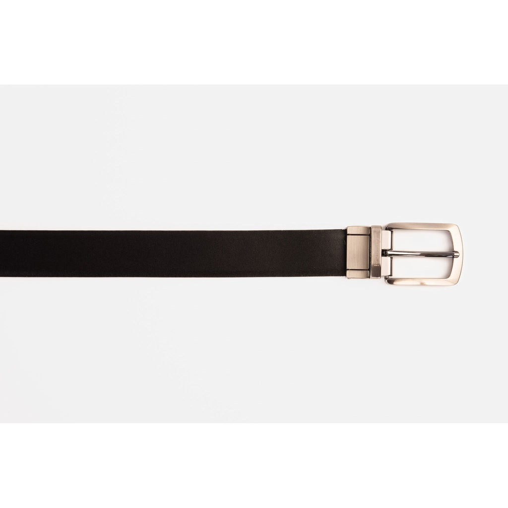 The Sun Reversible Black Patent Leather Belt