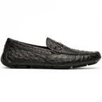 Bolonia Slip On Dressy Shoes Animal Skin Black
