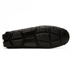 Bolonia Slip On Dressy Shoes Animal Skin Black