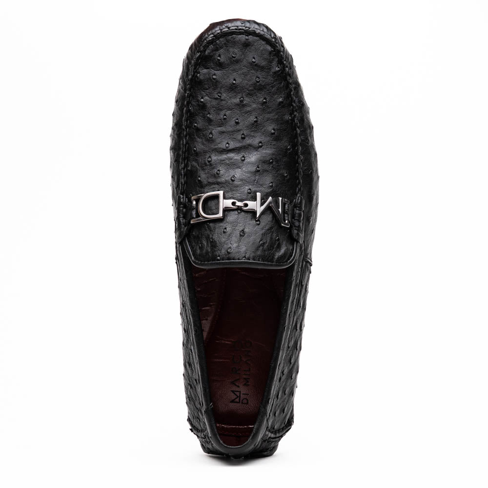Bolonia Slip On Dressy Shoes Animal Skin Black