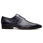 Men's Shoes Bono Genuine Alligator Oxford Navy