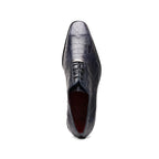 Men's Shoes Bono Genuine Alligator Oxford Navy