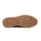 Brescia Genuine Snake and Calfskin Fashion Sneaker Honey