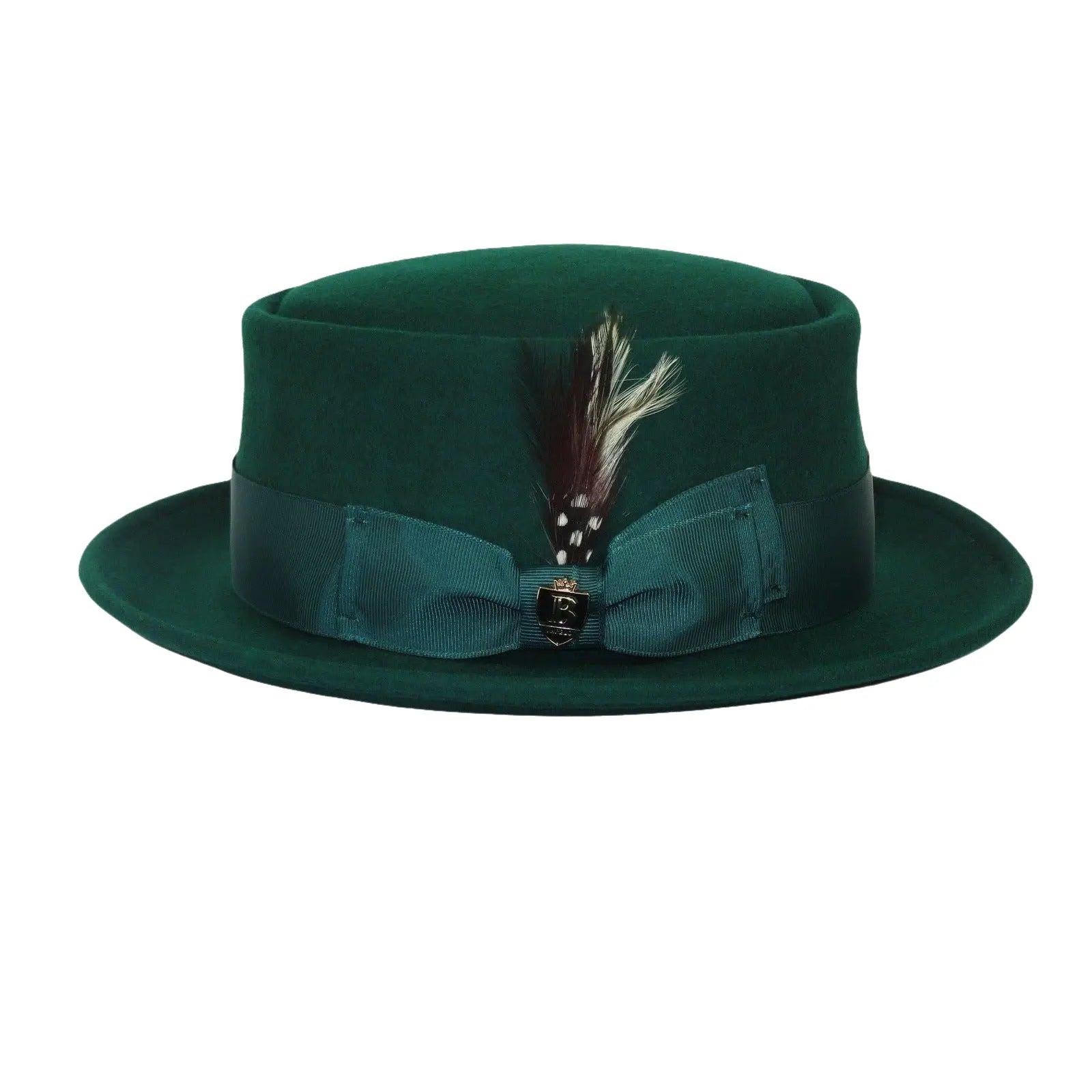 Bruno Capelo Dress Hat Australian Wool Crushable Pork Pie Jazz PP109 Emerald - J.Valintin Men's Wear Legend - PP109 - Emerald - S