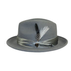 Bruno Capelo Hat Australian Wool Crushable Fedora Giovani UN130 Gft.Gray - J.Valintin Men's Wear Legend - UN130 - Gft Gray - S