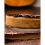 Massimo Genuine Exotic Caiman Flank Belt Brown