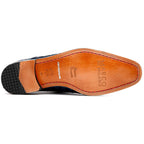 Cancun Genuine Caiman Crocodile Dress Derby's Shoes Gray