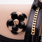 The Diva Beige Leather Handbag