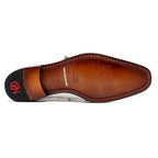 Marco Di Milano genuine hornback caiman crocodile Shoes Caribe White