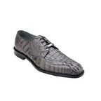 Belvedere Men's Shoes Gray Chapo Genuine Crocodile 1465