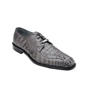 Belvedere Men's Shoes Gray Chapo Genuine Crocodile 1465