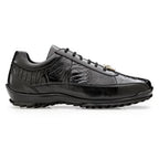 Belvedere Coda Fashion Sneakers Black Genuine Alligator