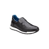 Belvedere Sneakers Cramer Genuine Ostrich and Soft Italian Calf Black G02