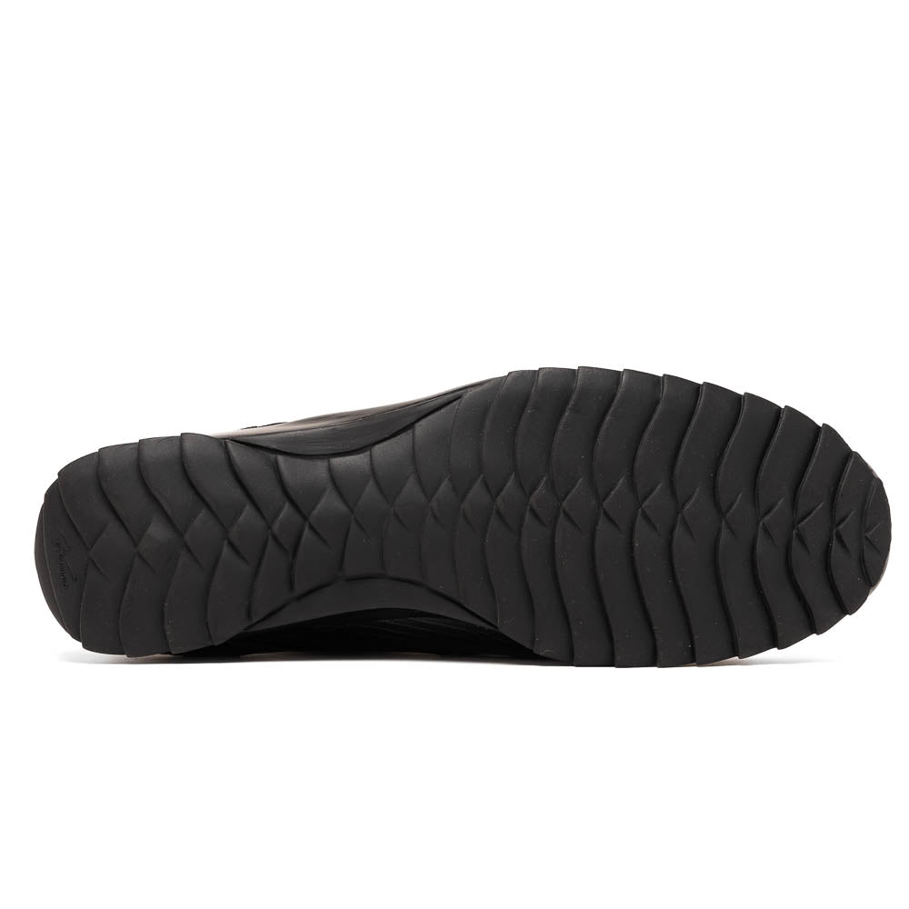 Genuine caiman hornback and original lizard skin Sneaker Shoes Crater Black
