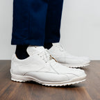 Marco Di Milano Caiman & Lizard Original Skin Sneaker Shoes Crater White