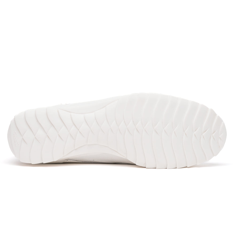 Marco Di Milano Caiman & Lizard Original Skin Sneaker Shoes Crater White