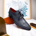 Pannuci Exotic Classic Dress Oxford Shoes Black