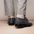 Pannuci Exotic Classic Dress Oxford Shoes Black
