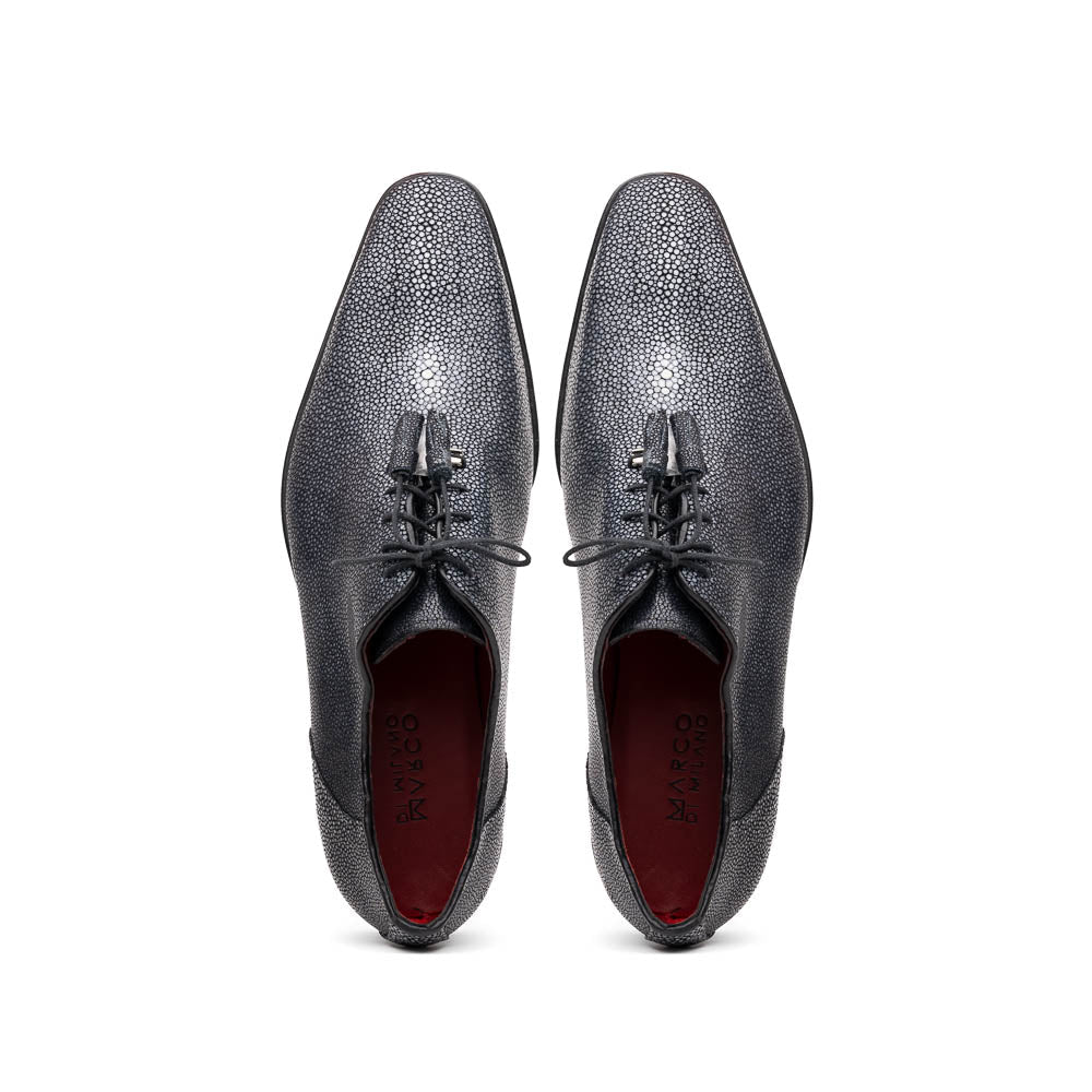 Pannuci Exotic Classic Dress Oxford Shoes Black