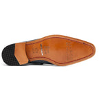 Pannuci Exotic Classic Dress Oxford Shoes Black