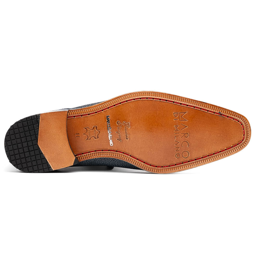 Pannuci Exotic Classic Dress Oxford Shoes Black