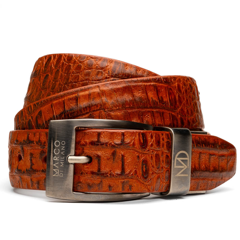 Riccardo Genuine Exotic Belt Brandy