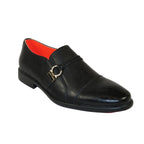 Men's Shoes The Cuban L TAYNO Leather Cap Toe Loafer Black