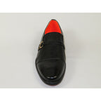 Men's Shoes The Cuban L TAYNO Leather Cap Toe Loafer Black