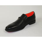 Men's Shoes The Cuban L TAYNO Leather Cap Toe Loafer Black