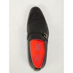 Men's Shoes The Cuban L TAYNO Leather Cap Toe Loafer Black